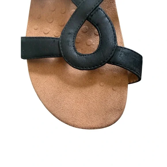 Vionic Jodie Black Infinity Sandals Size 11 - Podiatrist-Designed Light Wear ✨ - Picture 7 of 12